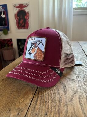 NWT GOAT Trucker Hat